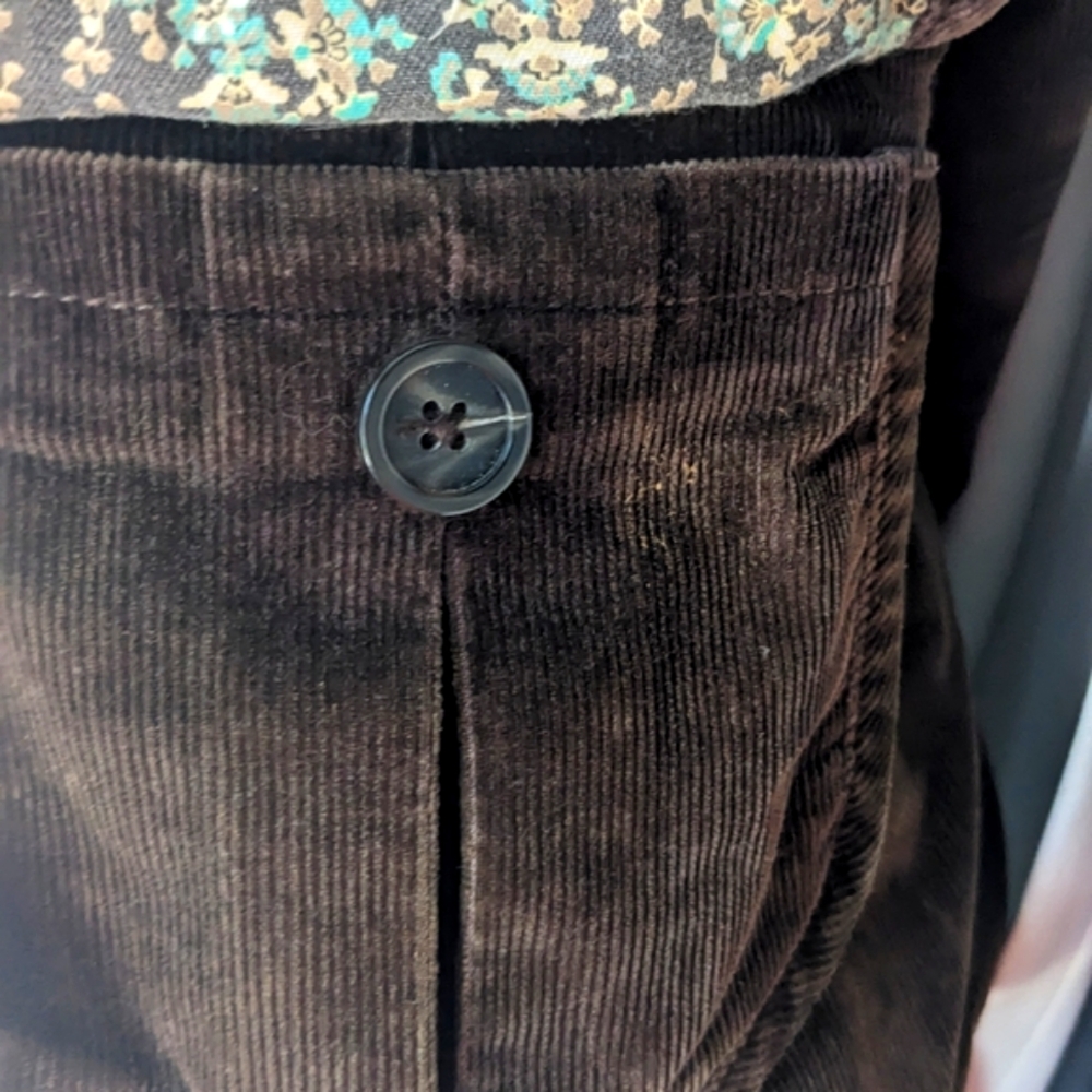 GAP Blazer Corduroy Stretch Brown Jacket - Picture 5 of 8